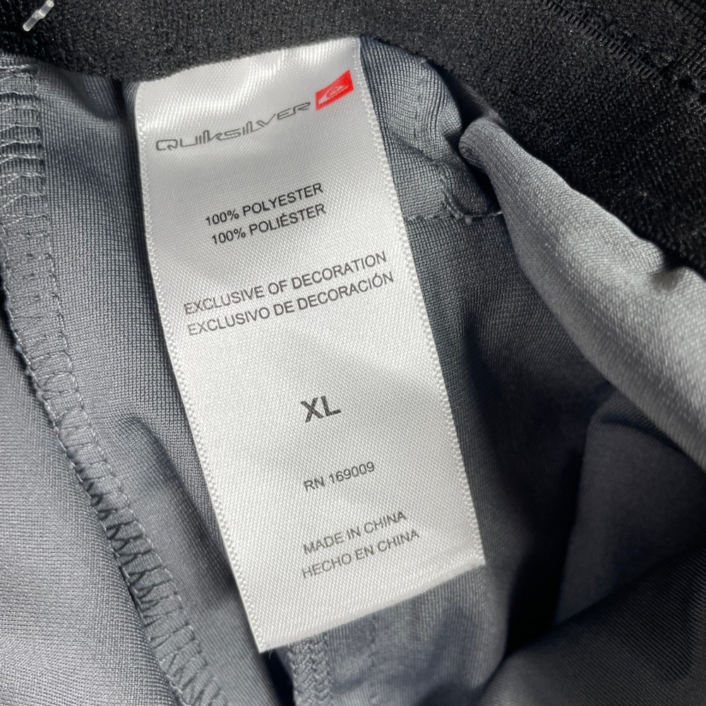Quiksilver DryFlight Joggers Mens XL Gray Regular Fit Training Pants - Picture 9 of 11
